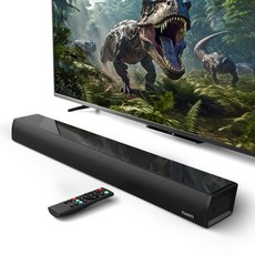 TUANTI 서브우퍼내장 2채널 100W 고출력 ARC USB DAC 기능탑재 블루투스 스피커 tv사운드바, S7020(100W), 블랙