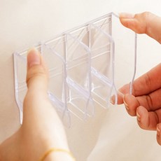 Home 부착식 로션 정리 홀더, 투명, 1개