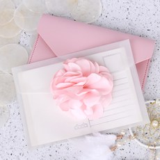 꽃 올드로즈 8cm 살구핑크 코사지