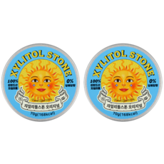 자일리톨스톤 사탕 오리지널, 70g, 2개