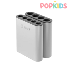 팝키즈 일체형 연필 보호캡 2P, 1세트, 그레이