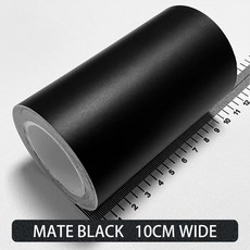 섬유 자동차 스티커 자기 접착 랩 테이프 매트 블랙 보호 필름 비닐 도어 스트립, 9. Matte Black 10cmWide, 1개