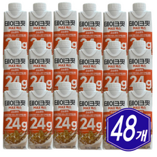 마시는 단백질 테이크핏 맥스 고소한맛 프로틴 보충제 음료, 250ml, 48개