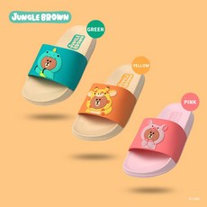 프리프리스 슈즈 정글브라운 말랑 슬리퍼