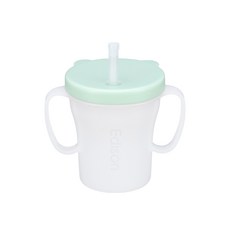 에디슨 베이비 흘림방지 빨대컵, 200ml, 1개, 민트