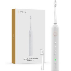 EPEIOS 에페이오스 음파 전동칫솔, 퓨어 화이트, 퓨어 화이트, 1개