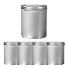 틴케이스 750ml 5개 알루미늄 실버롱 캔들 용기 DIY 재료