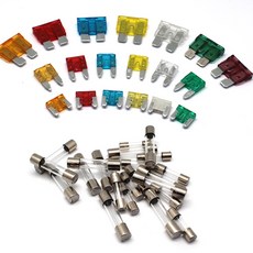 ALLPARTS 카휴즈 휴즈 자동차 유리관 퓨즈, 카휴즈 대, 5A, 1개