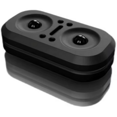 EDC 올빼미 피젯 슬라이더 자석 금속 푸시 슬라이더 피젯 스피너 성인용 안티스트레스 스트레스 해소 핸드 스피너 ADHD 자폐증 완구 선물, 검정색, 1개