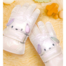 산리오 포차코 방한장갑 샤인 빅페이스 오지 아동 유아 어린이 여아 손가락 키즈 아이 아기 장갑 방한 스키장갑 키즈 남아