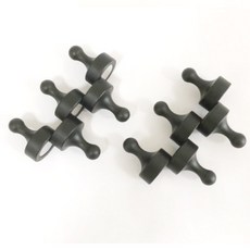 [제이스마그네트] D29 스탬프자석 무광 D29mmx37mm, 10개, 블랙