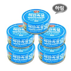 하림 하얀속살닭가슴살라이트(캔), 150g, 5개