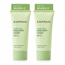 엔프라니 알로에 워터프루프 선크림, 100ml, 2개