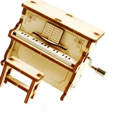 영공방 오르골만들기 DIY 수동 오르골 피아노 YM86213, 본상품선택, 1개