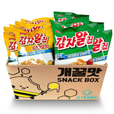 감자알칩27g 6개 + 치즈마요맛 감자알칩 24g 6개, 12개