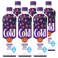 델몬트 콜드 100% 포도, 6개, 900ml