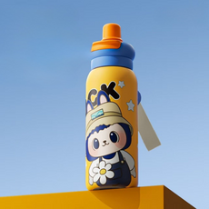 Ait 620ml 3종 음용방법 보온보냉 텀블러, 엘로우, 1개