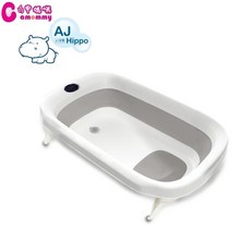 AJ Hippo 感溫便攜式折疊浴盆 (感溫 防滑 排水) 【六甲媽咪】, 1個