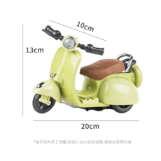 K zone 倉鼠機車玩具 小寵玩具 黃金鼠可愛電動車 倉鼠玩具車, 櫻草綠, 1個