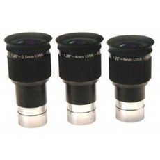 SkyWatcher 2.5mm/4mm/5mm 超廣角58度目鏡, 1個