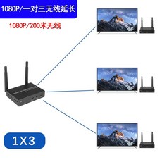 무선 hdmi 송수신기 연결 스크린 4K 수신기 송신기 연결장비 HD, K. 1080P 200m 1송신 3수신