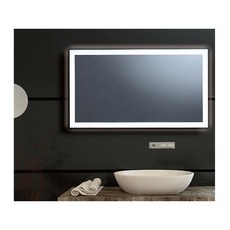 華冠牌 台灣製 LED燈衛浴鏡 100x60cm 光學觸控感應 電熱除霧 防蝕明鏡, 2351, N/A