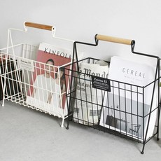 잡지랙 신문꽂이 베드 철제랙 아늑한침대 잠자리 매거진랙 책수납 소파 LW9A4147, 블랙