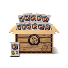 Pirate's Booty 숙성 화이트 체다 치즈 퍼프 Pirate's Booty Aged White Cheddar Cheese Puffs Gluten-Free s Sna, 28g, 1개