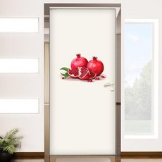 현관문시트지다산의상징석류-tj712