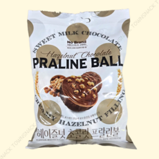 노브랜드 헤이즐넛 초콜릿 프랄린볼, 3개, 110g