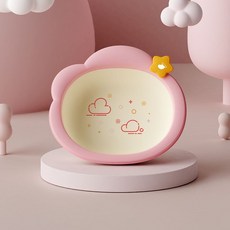 LOM0 嬰兒洗屁屁浴盆三件組，新生兒洗臉盆，兒童PP洗屁股小盆，寶寶專用, 單個裝-粉色【送區分標籤】, 1個