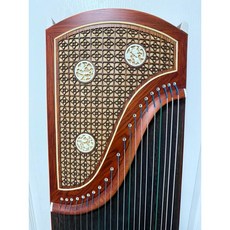 163CM 古箏 21弦 窗焦夜雨 實木古箏 (贈全配件), 1個, 古箏+全配件組, 紅檀木色