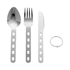 캠핑 스푼 포크 세트 (3종) DK56ryu7+8VMF, 1개
