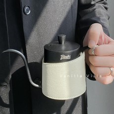 캠핑 커피 드립 주전자 휴대용 드립세트 핸드드립세트 포트, 나이트 블랙 커피 컬러, 1개, 1L