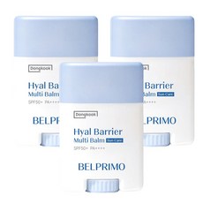 [KLEVASHARP-MJ] 동국 선스틱 벨프리모 멀티밤 자외선 차단, 3개, 19.5g