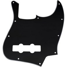 ROZILO J Bass Pickguard Scratch Plate 10 Hole for USA Mexican 4 String Jazz Black Pearl 2624753