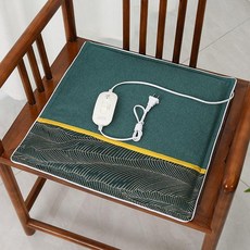 무선 온열 방석 난방 전기 보통레드 5V 충전 USB, 기본 전기/온수매트 사이즈, 가열 그린