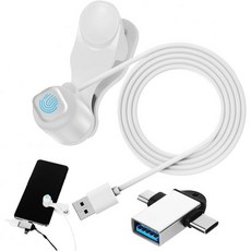 조조펀이 마이크로 USB 어댑터 및 화면 클릭기 콤보 휴대용 변환 헤드 휴대폰 게임 방송 충전 액세서리, 휴대폰용 자동 클릭기 화면 클릭기와 은색 USB OTG