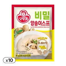 오뚜기 비밀스프 양송이 80g 10개