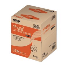 와이프올 L20 에어포켓 와이퍼 300매 4카톤, 1박스, 화이트