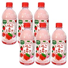 산가리아 마로야카 딸기밀크맛, 500ml, 6개