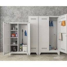 不銹鋼清潔櫃陽臺儲物櫃，附洞洞板，適用於戶外工具收納，堅固耐用，多功能儲物空間, 1800*900灰白色不帶洞（新）,0.8經濟型(自行安裝）, 1個