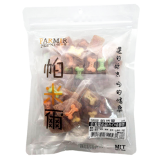 帕米爾 PARMIR /70入 狗狗零食 台灣製造 大包裝, 香濃雞肉綜合口味餅乾, 1包, 420g