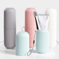 [1+1] 수납 파스텔 케이스 칫솔, 2개