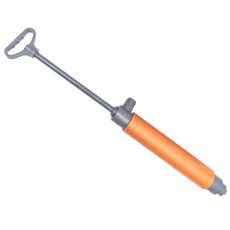 핸드 빌지 펌프 카약 빌지 워터 펌프 카누 액세서리 휴대용 카약 핸드 펌프 플로팅 카약 야외 생존 구조, Orange