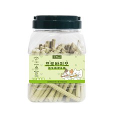 卡默 Q彈潔牙棒 (4種口味) 桶裝 1KG 犬貓點心 犬貓零食 犬貓潔牙骨 寵物零食 潔牙零食, 1個, 益生菌潔牙棒1kg