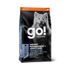 go! 雞肉低脂關節保健機能保健系列成犬無穀天然糧，體重管理+關節護理，加拿大天然糧, 9.988kg, 1個