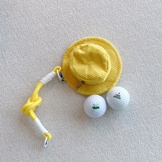 코로듀이 골프공 주머니 볼파우치, 1개, 옐로우