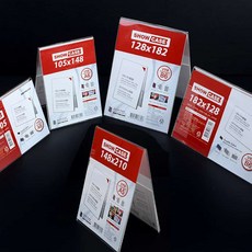 양면 쇼케이스 팜플렛 리플릿 전단지 이름판 아크릴POP 안내판, A5 세로