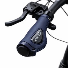 아띠꼴로 자전거 핸들 그립 MTB 가죽 손잡이 실리콘 핸드그립, 네이비블루, 1세트